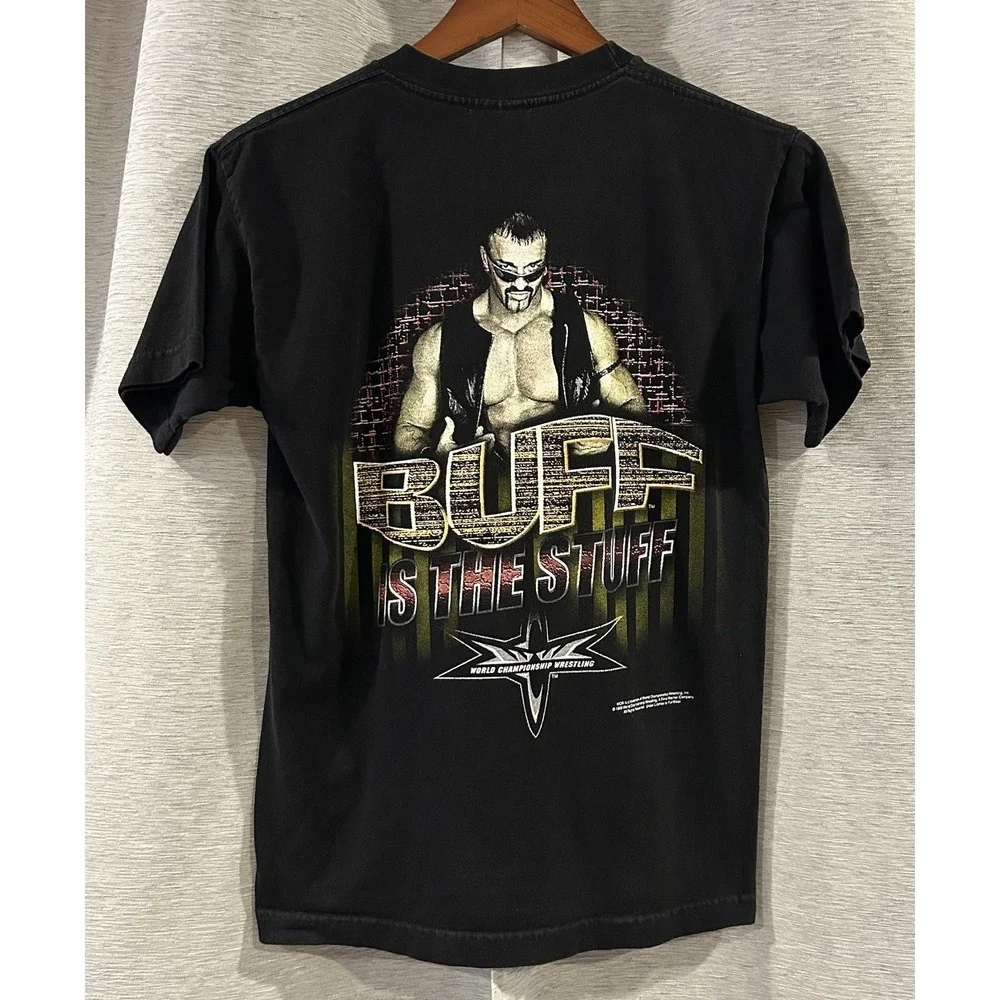 Vintage 1998 Buff The Stuff Wrestling T Shirt Youth Size‎ Large